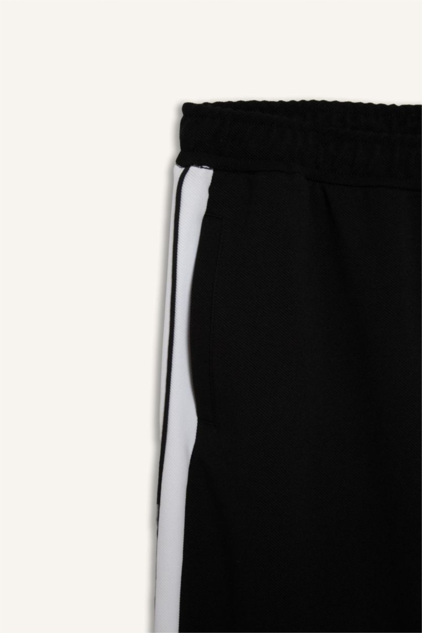 MAN Black Relax Fit Trousers
