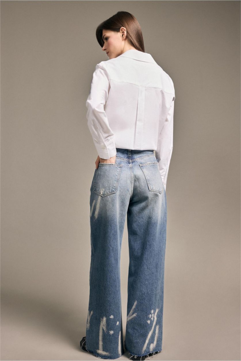 Kadın Lacivert Kadın Pantolon