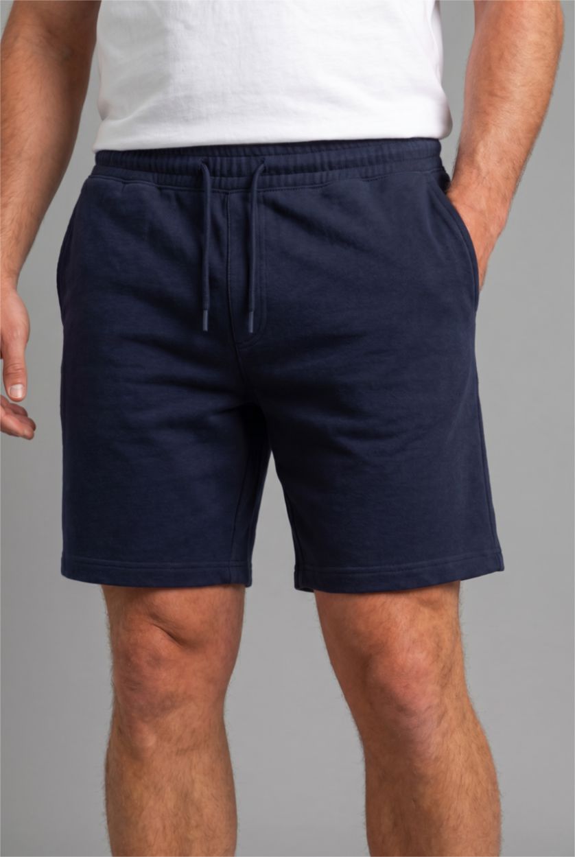 MAN NAVY Regular Fit Pockets Shorts