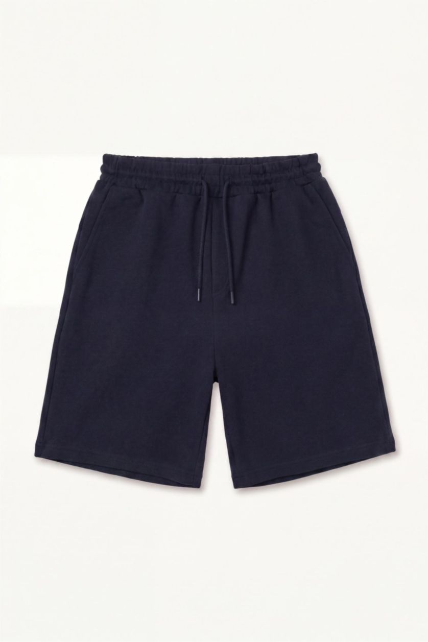 MAN NAVY Regular Fit Pockets Shorts