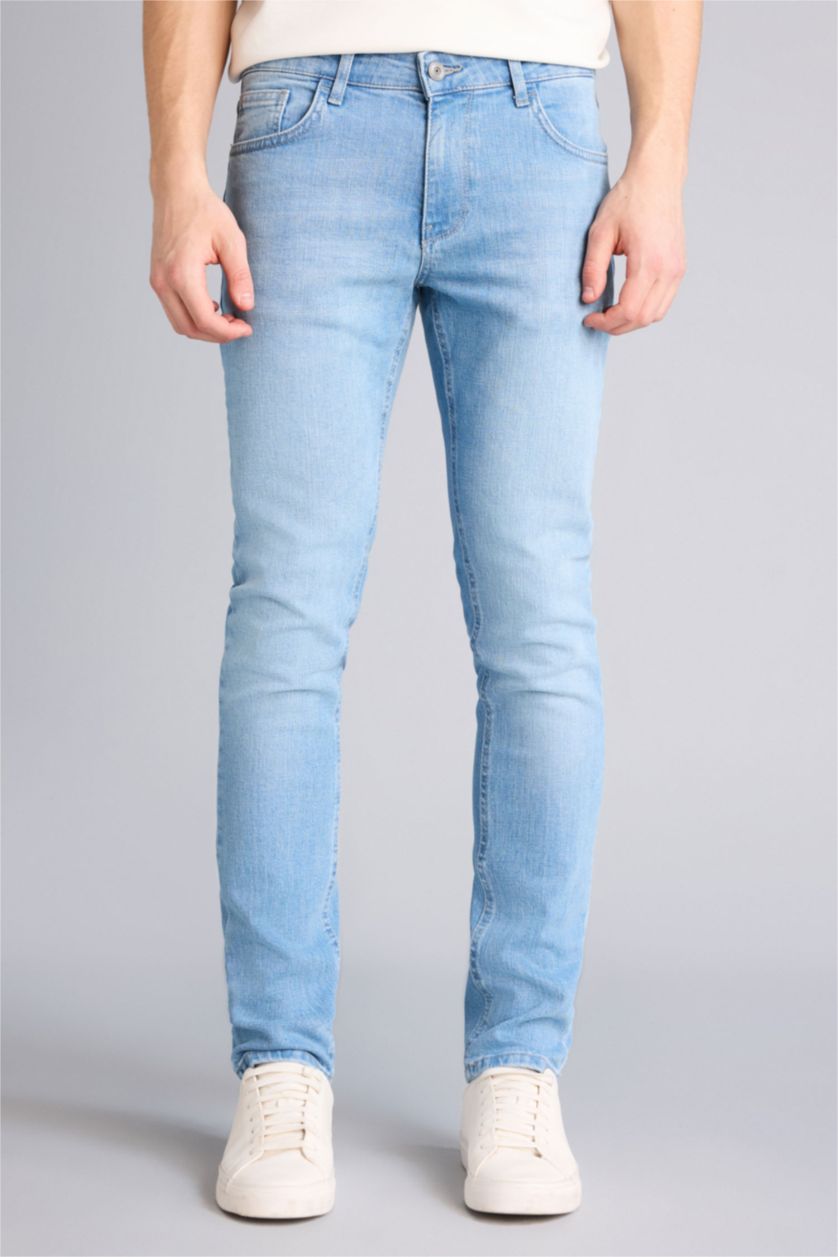 Erkek Açık Mavi Pedro Slım Fıt Pantolon