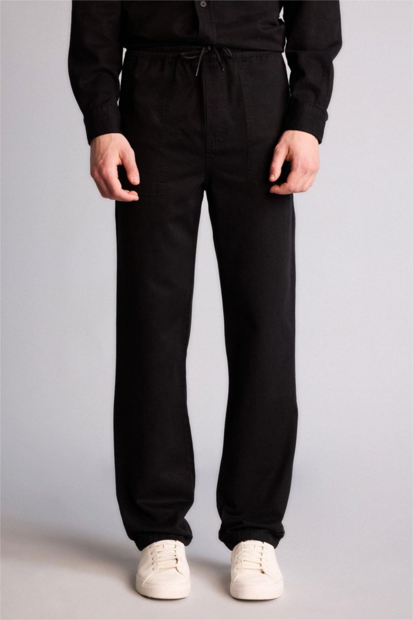 Man Black Trousers