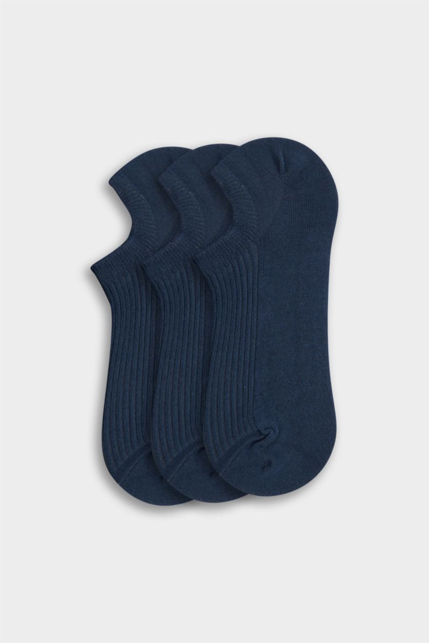WOMAN NAVY Woman 3 piece Step Socks