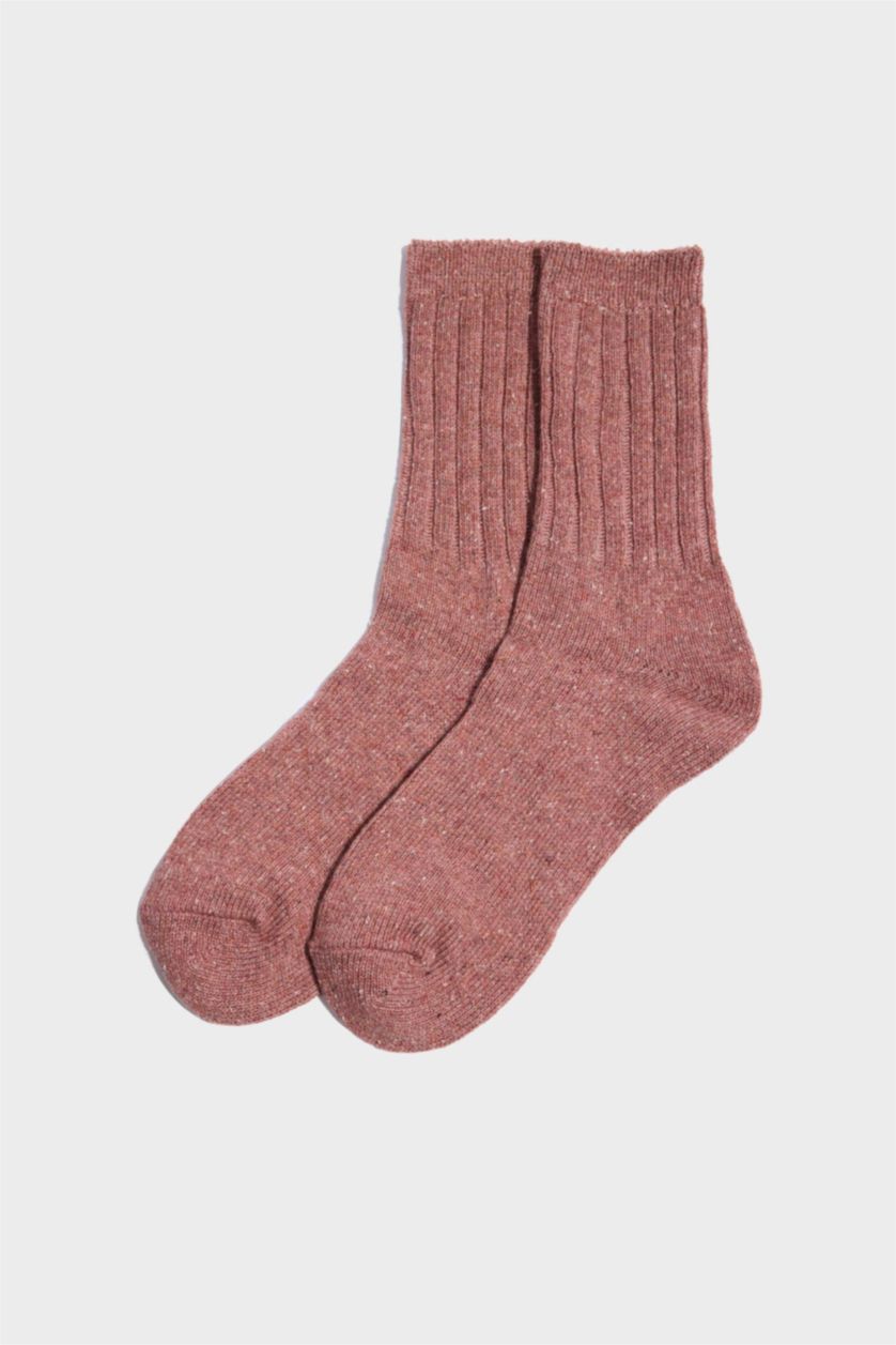 Kadın Karma 2'li Yün Kışlık Çorap