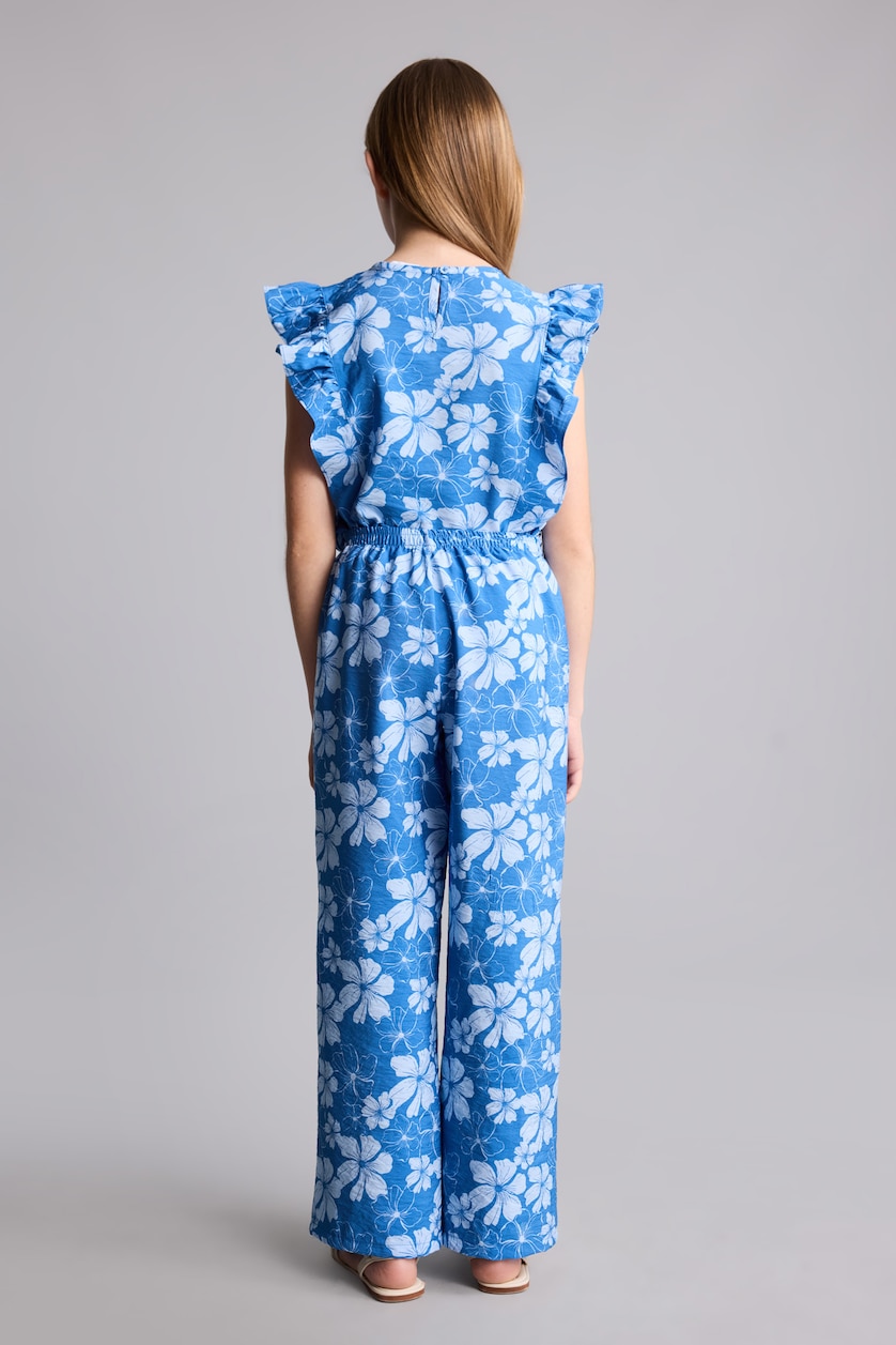 Girls & Teens Blue Wide Leg Trousers