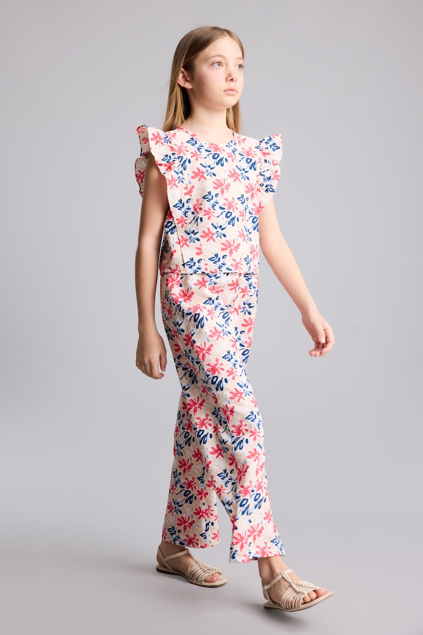 Young Girls - Teen Girls Stone Wide Leg Trousers