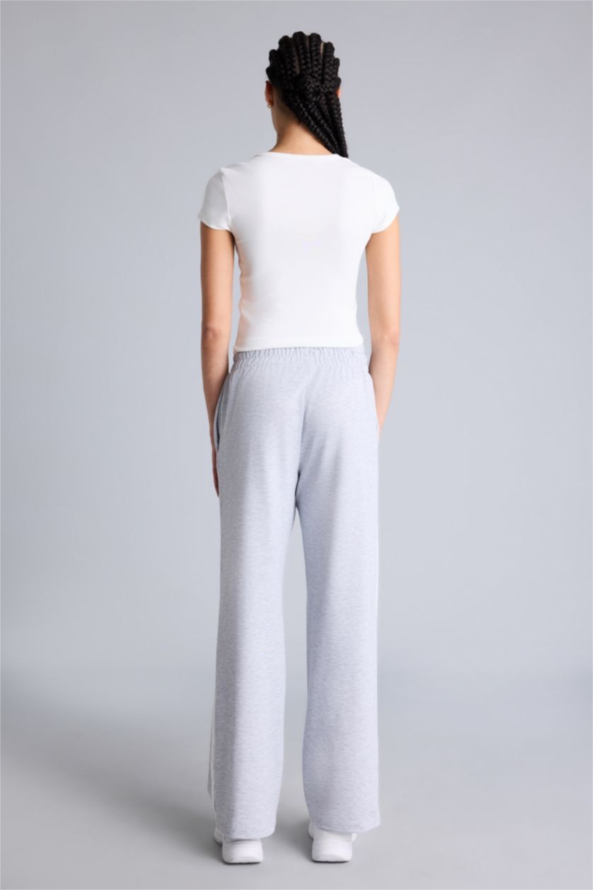 Kadın Gri Melanj Aırtech NBA New York Knıcks Straıght Fıt Pantolon