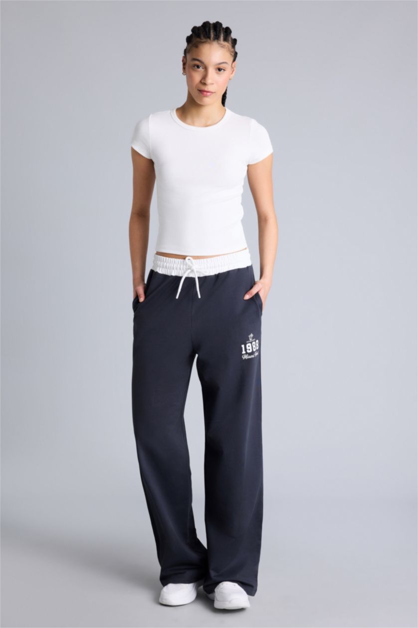 Kadın Antrasit Aırtech NBA Mıamı Heat Straıght Fıt Cepli Pantolon