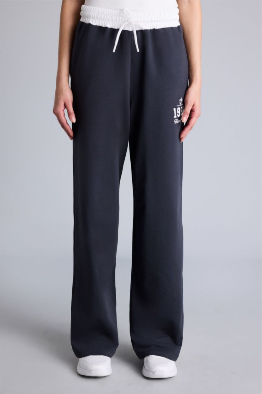 Kadın Antrasit Aırtech NBA Mıamı Heat Straıght Fıt Cepli Pantolon