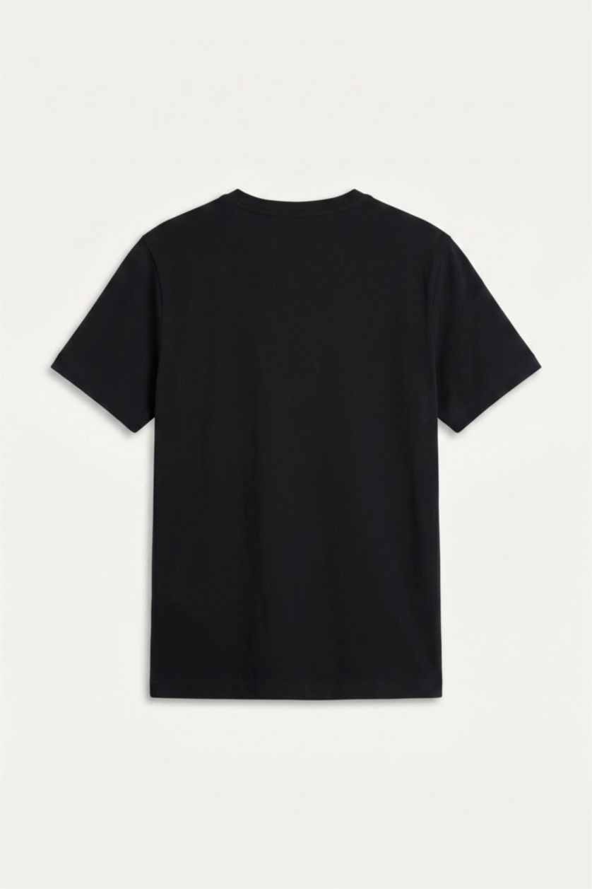MAN Black Plus Size Stretch Fabric T-Shirt