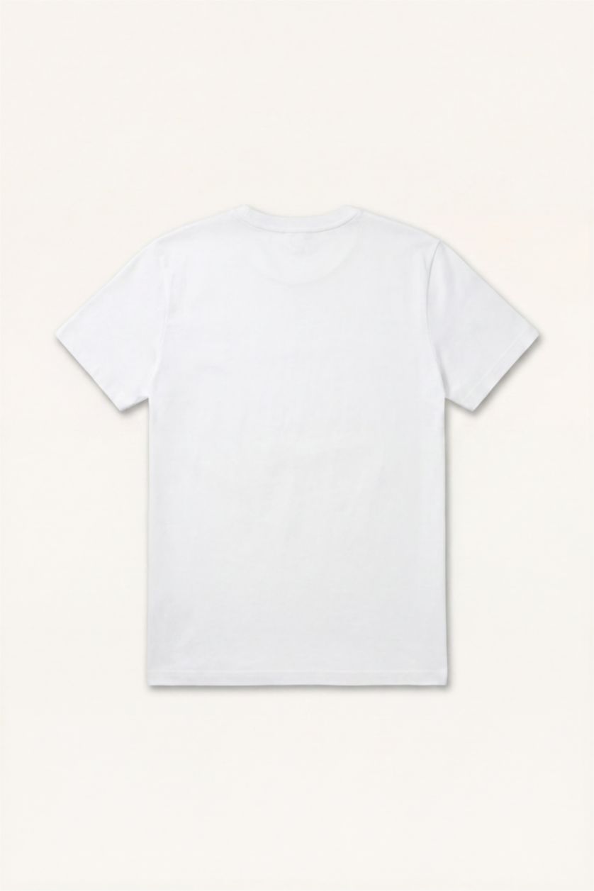 HOMME Blanc T-shirt grande taille en tissu stretch