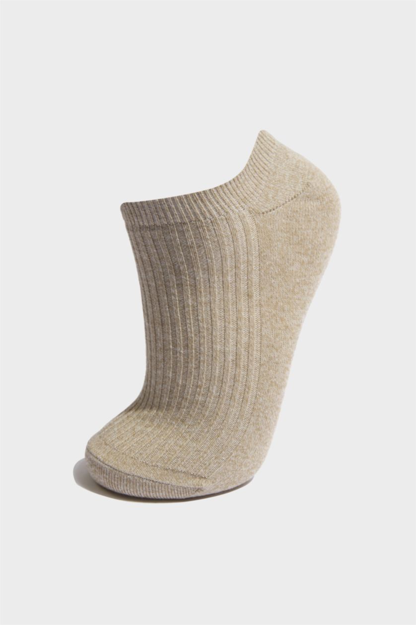 Kadın Karma 3'lü Pamuk Akrilik Patik Çorap