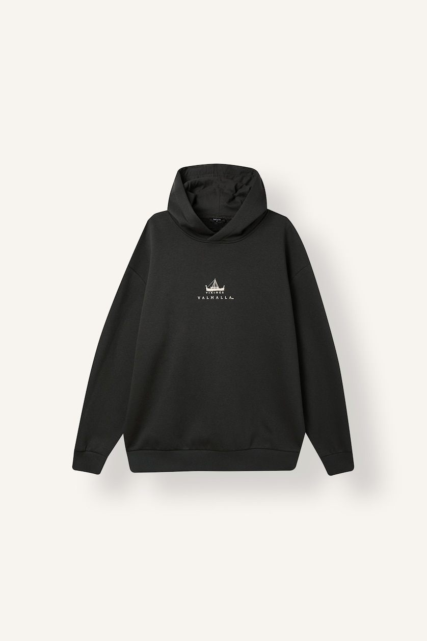 HOMME Anthracite Sweatshirt boxy imprimé Vikings Valhalla