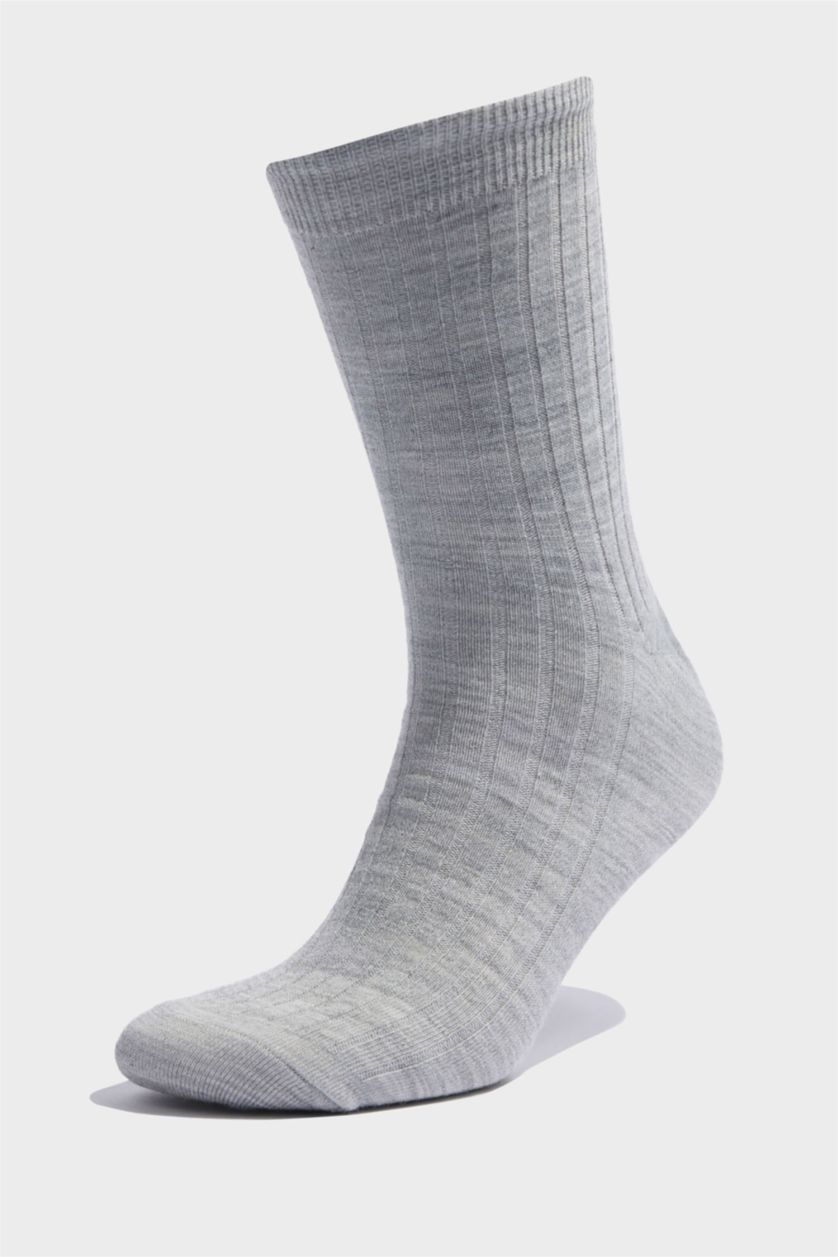 Erkek Karma 3'lü Yün Kışlık Çorap