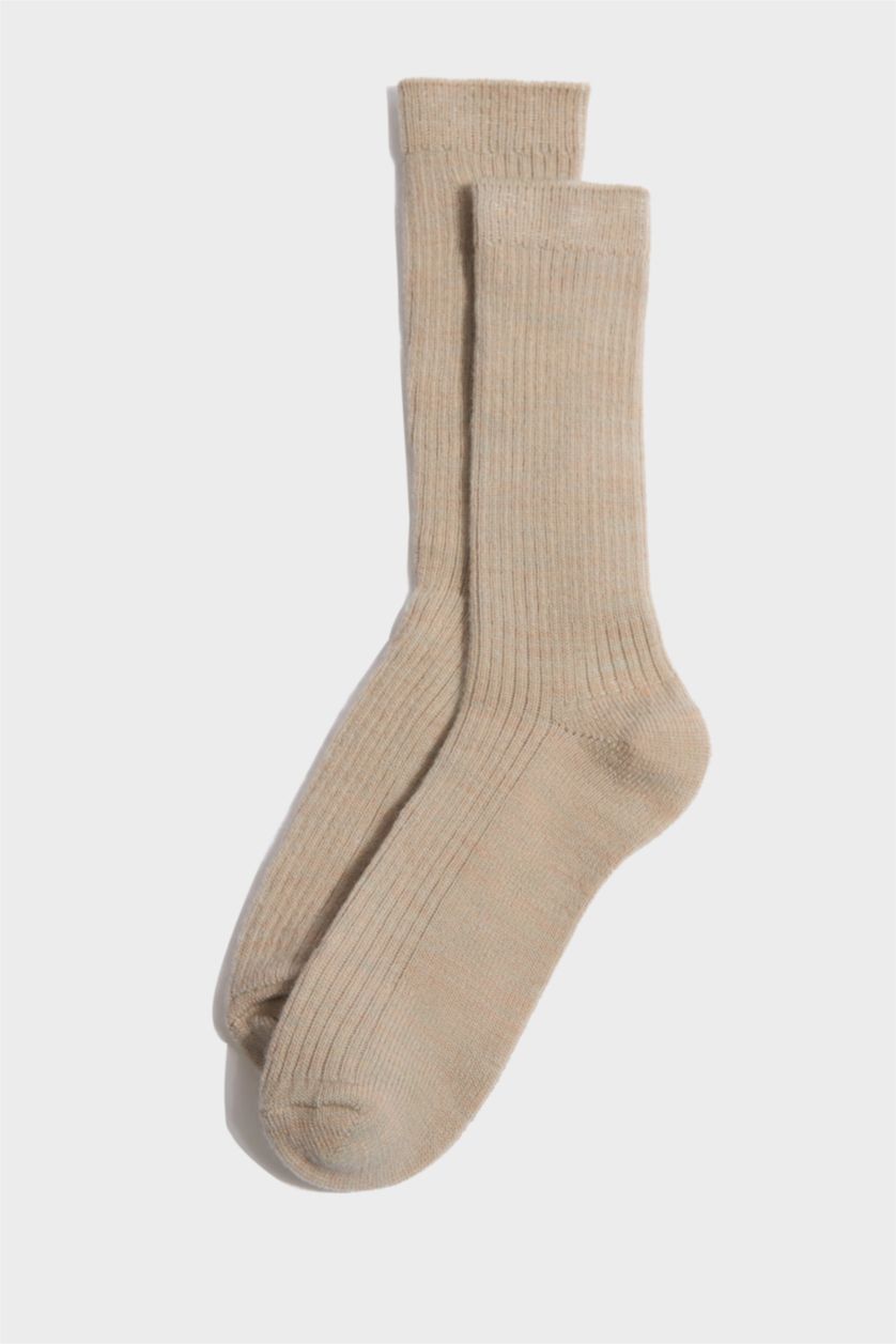 Kadın Karma 2'li Yün Kışlık Çorap