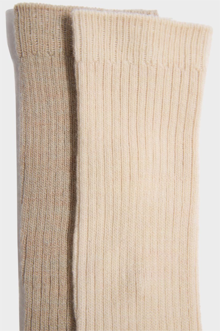 Kadın Karma 2'li Yün Kışlık Çorap