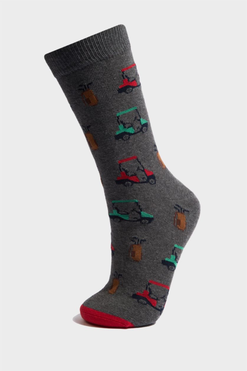 Erkek Çocuk - Genç Erkek Karma Dikişsiz 4'lü Pamuklu Uzun Çorap Erkek Çocuk