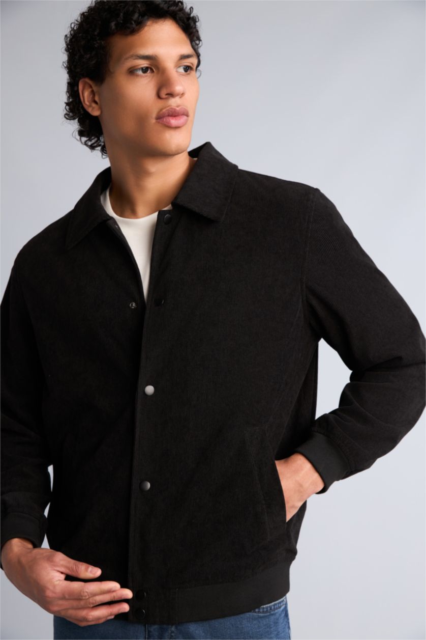 MAN Black Puffer Jacket