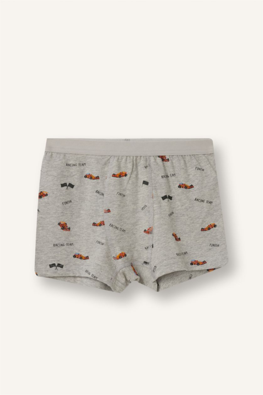 Erkek Çocuk - Genç Erkek Siyah Penye 3'lü Boxer Erkek Çocuk