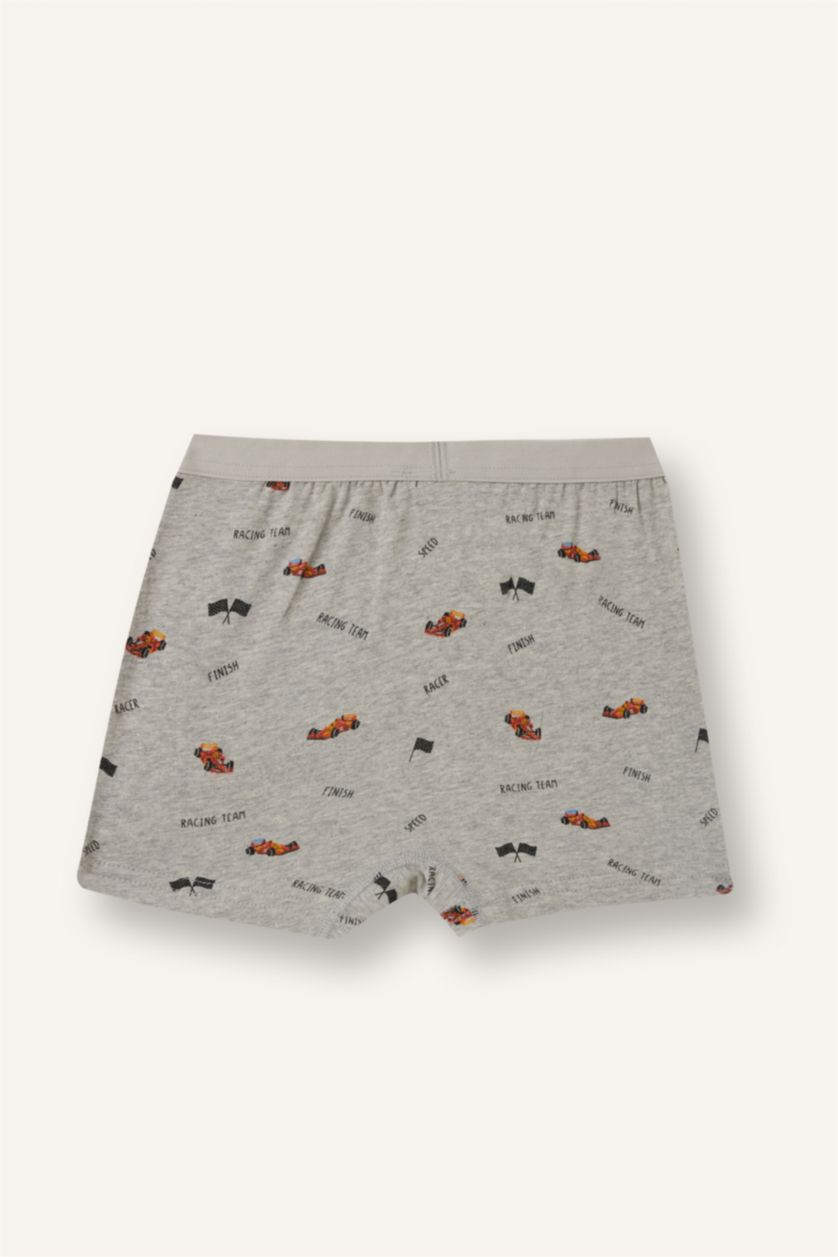 Erkek Çocuk - Genç Erkek Siyah Penye 3'lü Boxer Erkek Çocuk