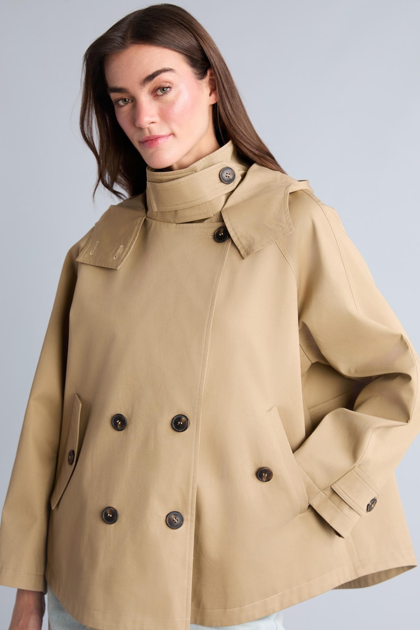 نساء بيج Trenchcoat