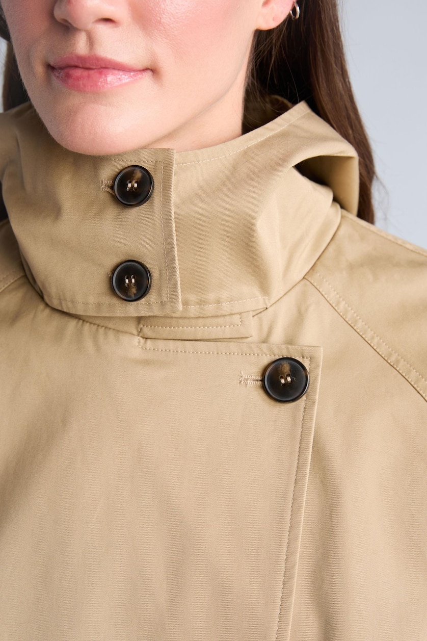 نساء بيج Trenchcoat