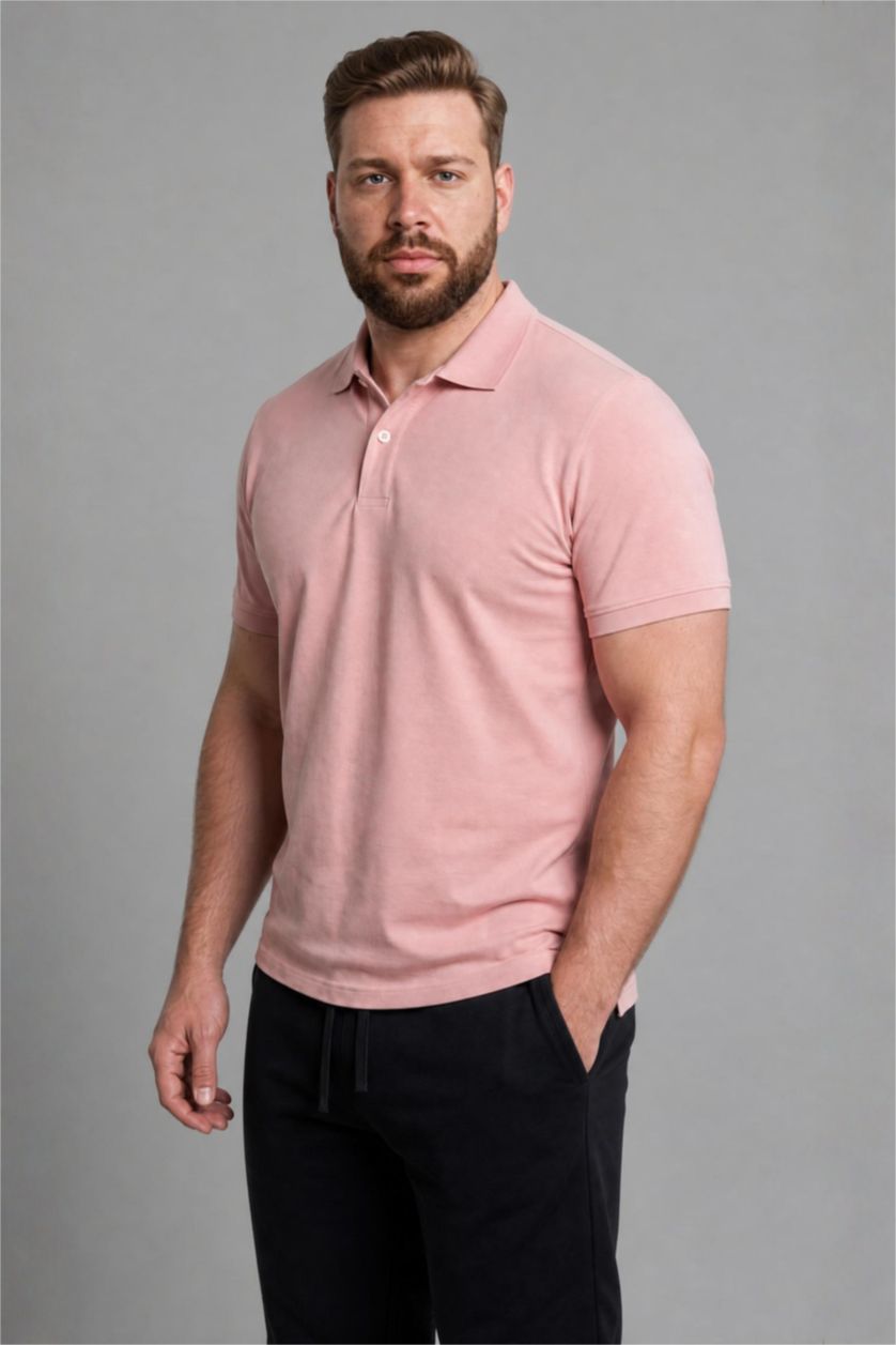 HOMME Bordeaux Polo 100% coton