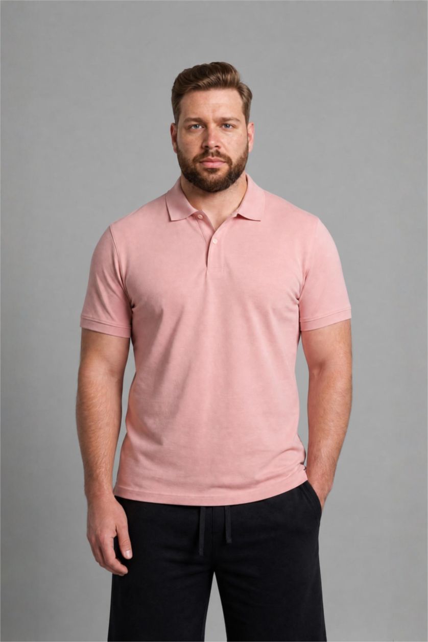 HOMME Bordeaux Polo 100% coton