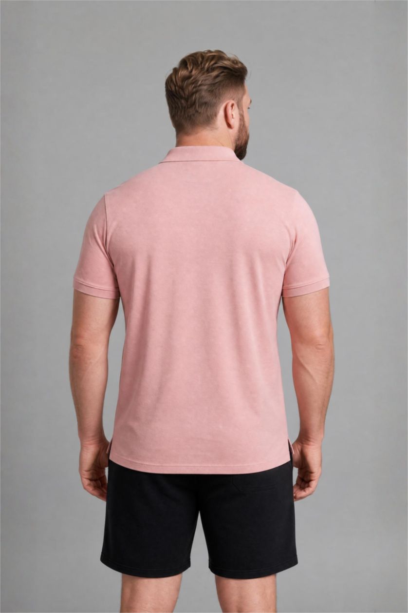 HOMME Bordeaux Polo 100% coton
