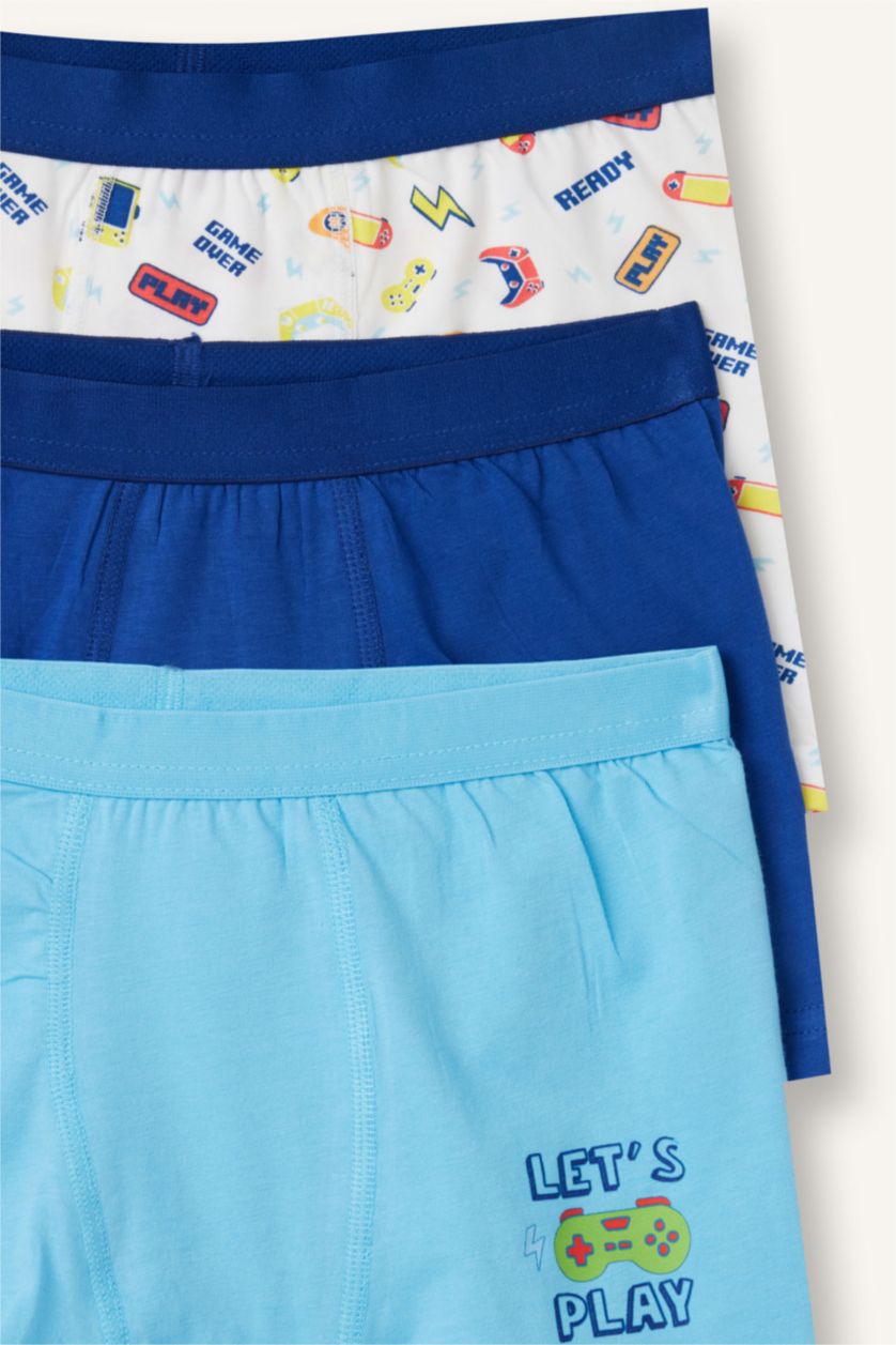 Young Boys - Teen Boys White Boy 3 piece Boxer