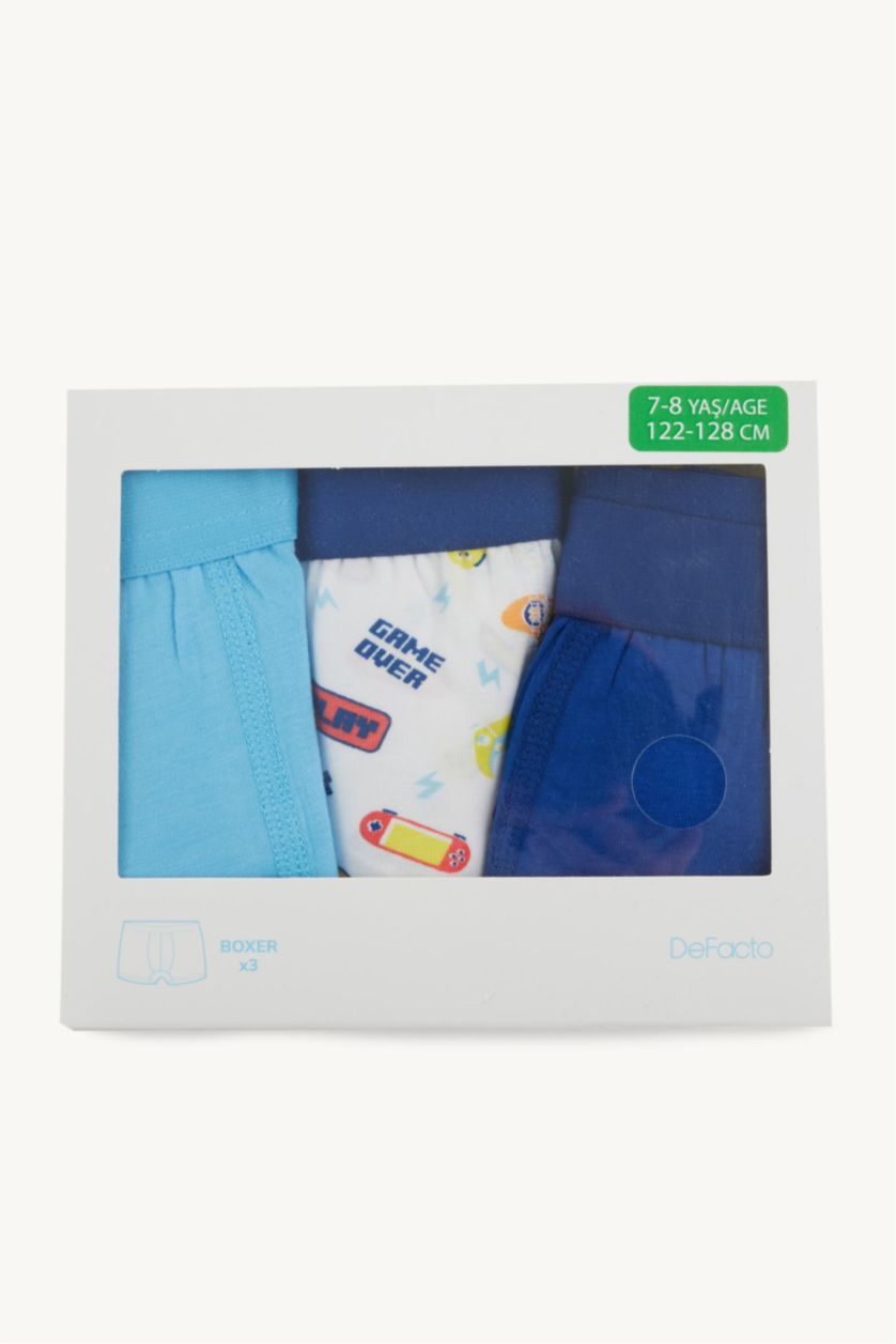 Young Boys - Teen Boys White Boy 3 piece Boxer
