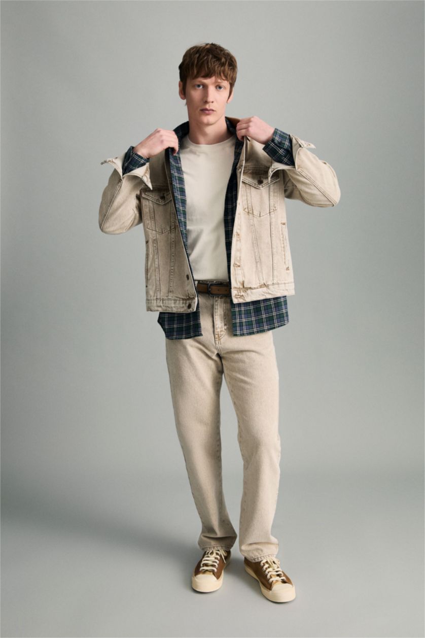 رجالي بيج بنطلون قصة مستقيمة