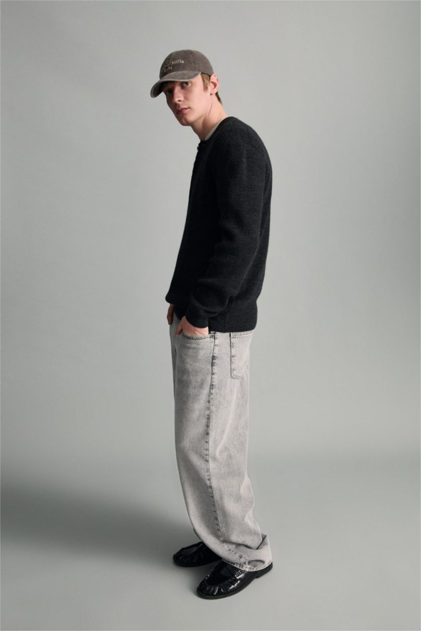 رجال رمادي فاتح سروال