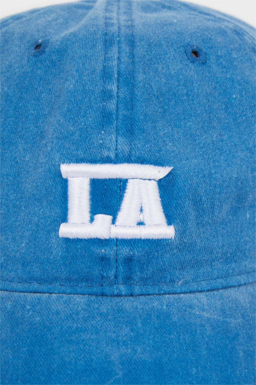 Мужчины Голубрй Кепка с вышивкой для мужчин