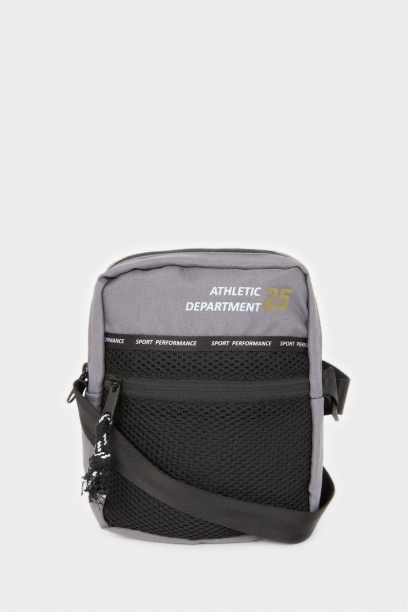 Erkek Çocuk - Genç Erkek Gri Çapraz Çanta Erkek Çocuk