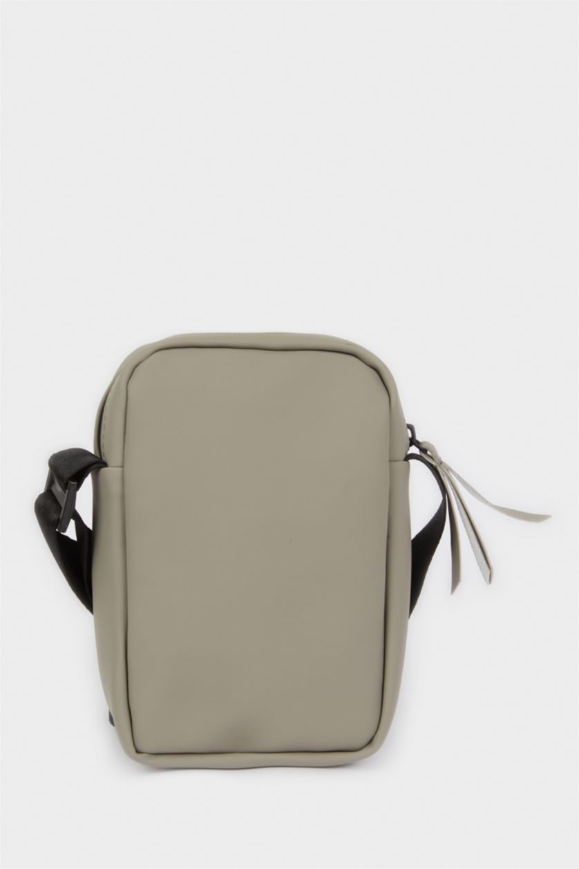 Erkek Çocuk - Genç Erkek Bej Suni Deri Çapraz Çanta Erkek Çocuk