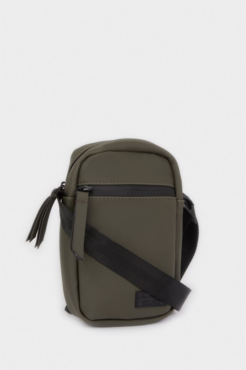 Erkek Çocuk - Genç Erkek Haki Erkek Çocuk Suni Deri Çapraz Çanta