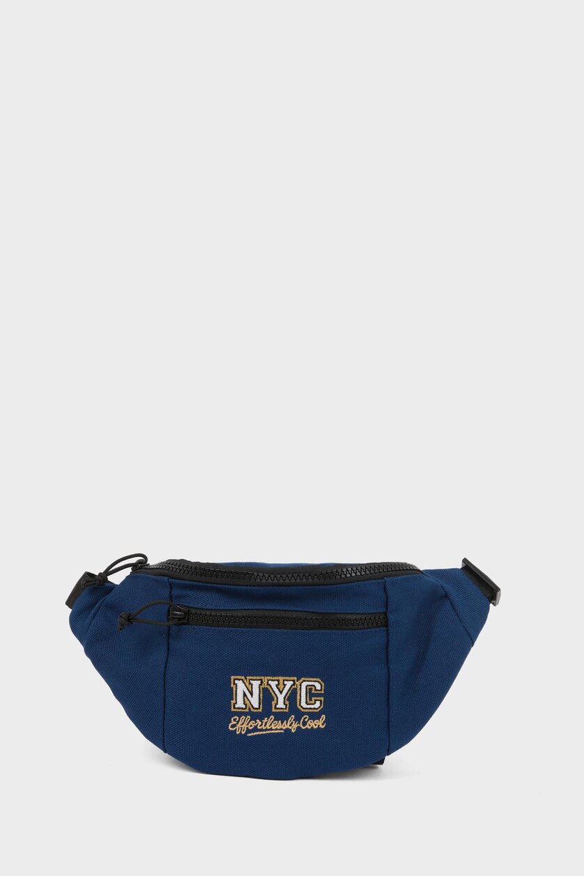 Boys & Teens NAVY جنطة خصر قماش ولادي