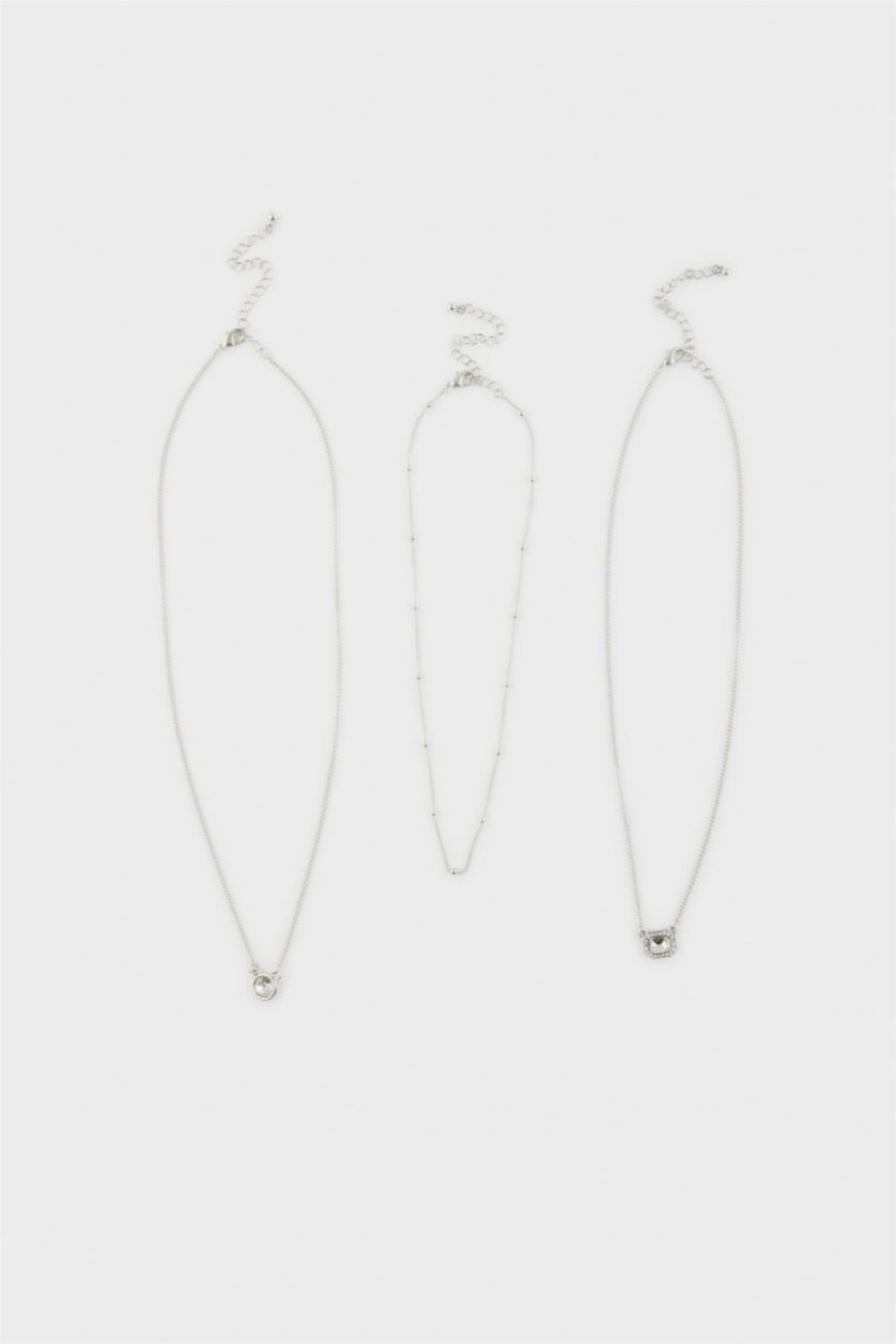 Women Gümüş 3 piece Necklace