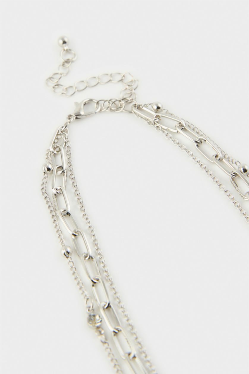 Kadın Gümüş Kadın 3'lü Kolye