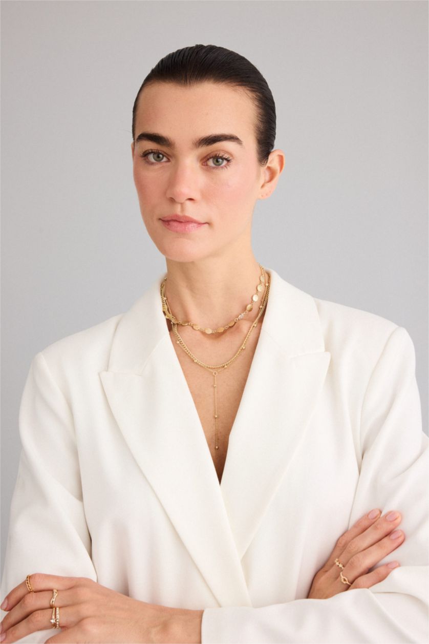 WOMAN GOLD سلسله حريمي - 3 قطع