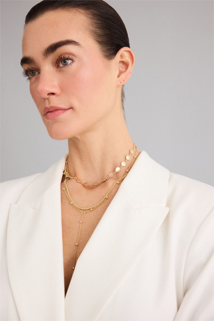 WOMAN GOLD سلسله حريمي - 3 قطع