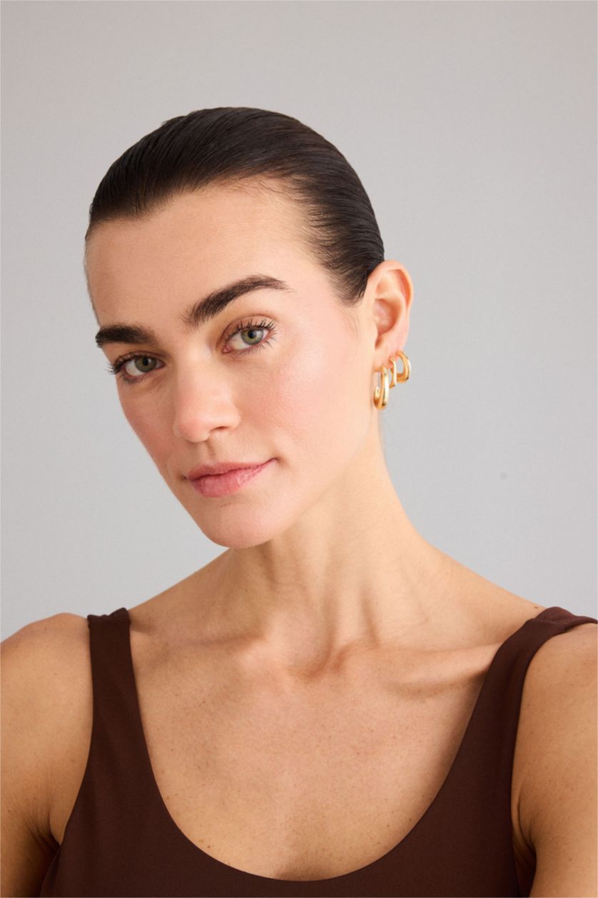 WOMAN GOLD Woman 6 Piece Earrings