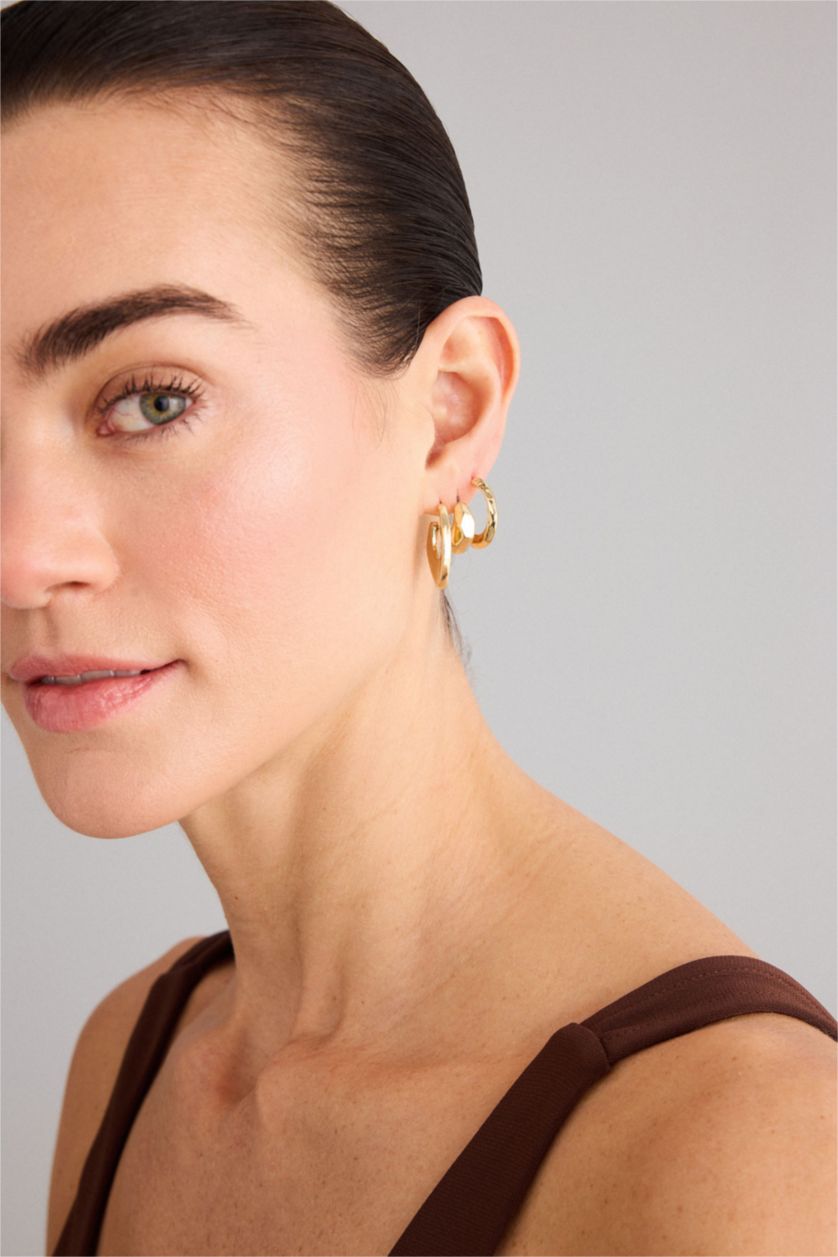 WOMAN GOLD Woman 6 Piece Earrings