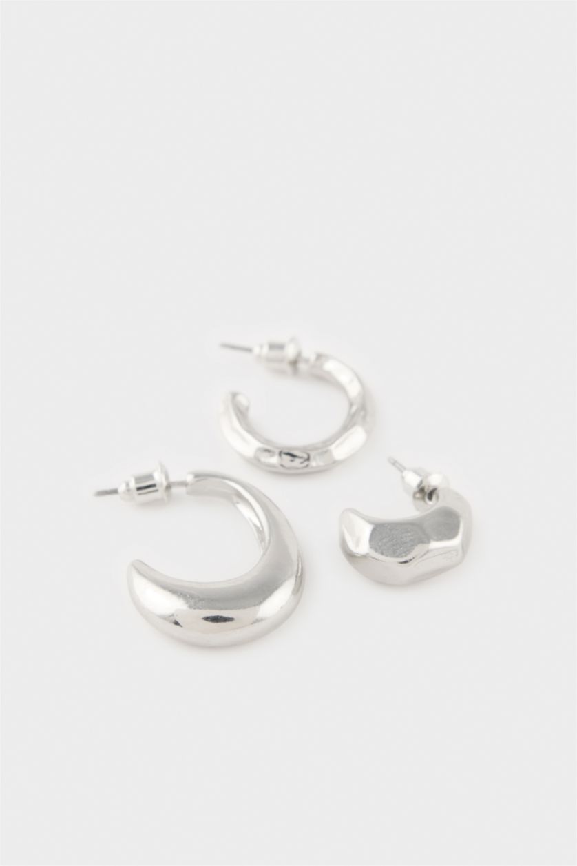 Kadın Gümüş Kadın 6'lı Küpe