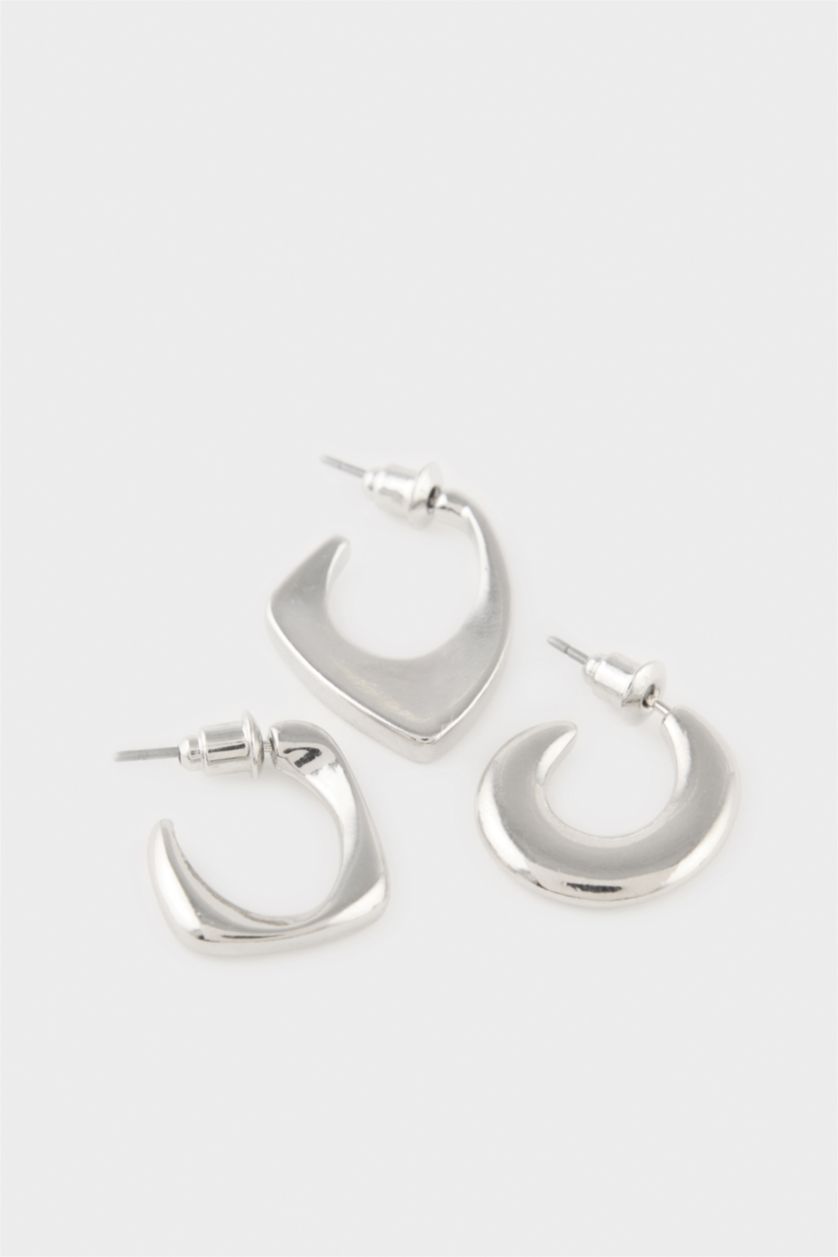 Kadın Gümüş Kadın 6'lı Küpe