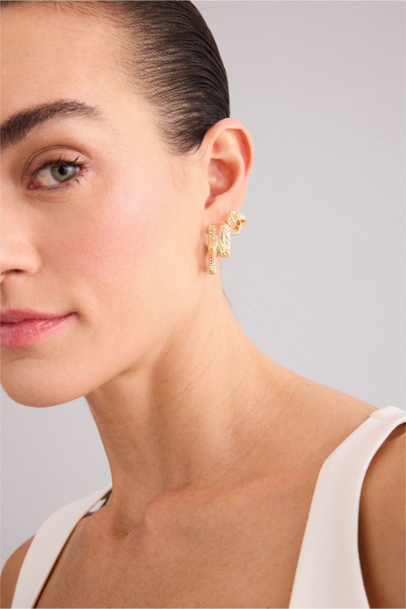 WOMAN GOLD Woman 3 Piece Earrings