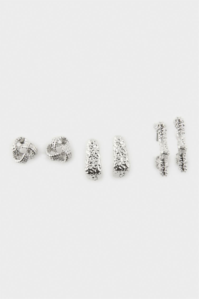 نساء Gümüş Woman 3 piece Earrings