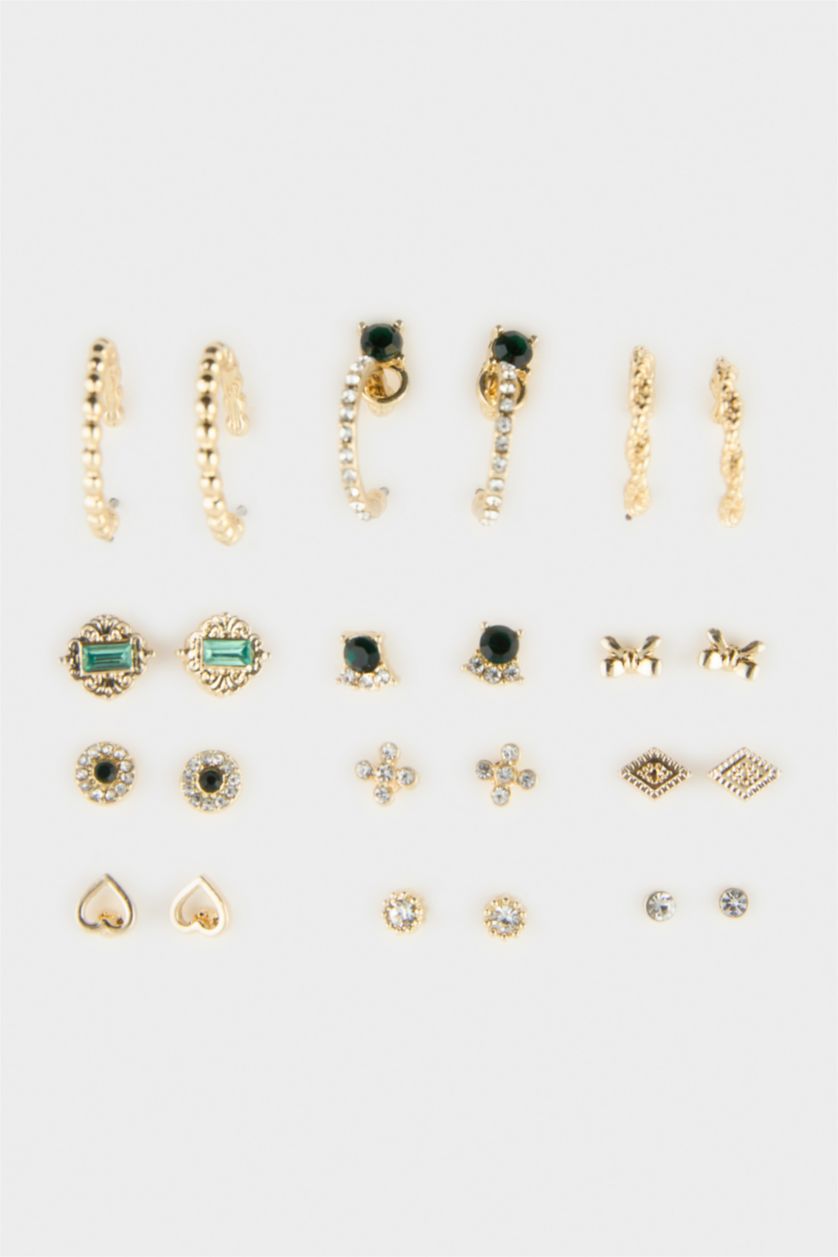 Kadın Altın Kadın 12'li Küpe