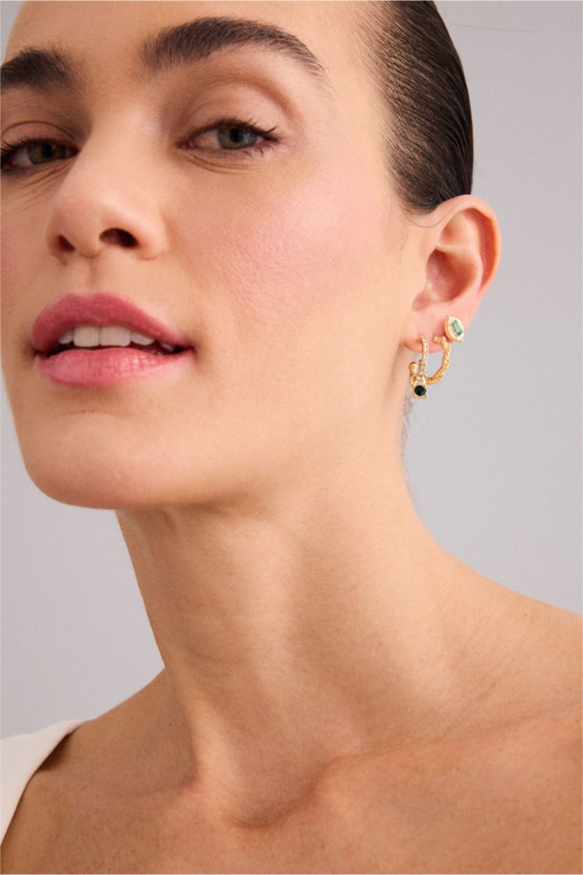 WOMAN GOLD Woman 12 Piece Earrings
